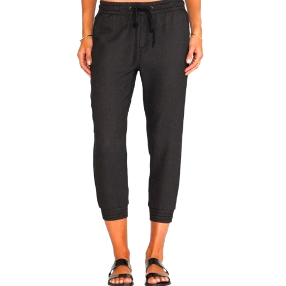 MOTHER Drawstring Trainer Crop Pants - Picture 1 of 6